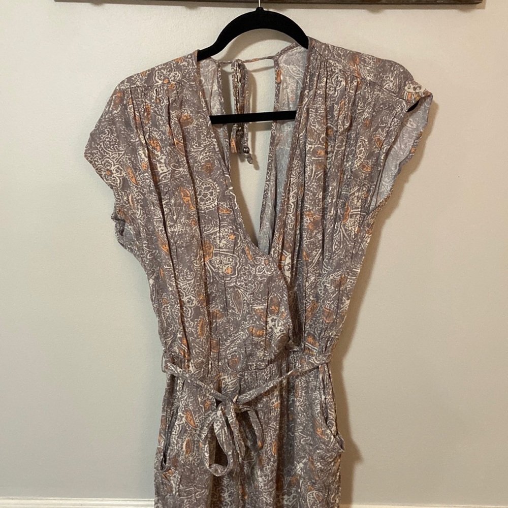 Free people crop pants romper